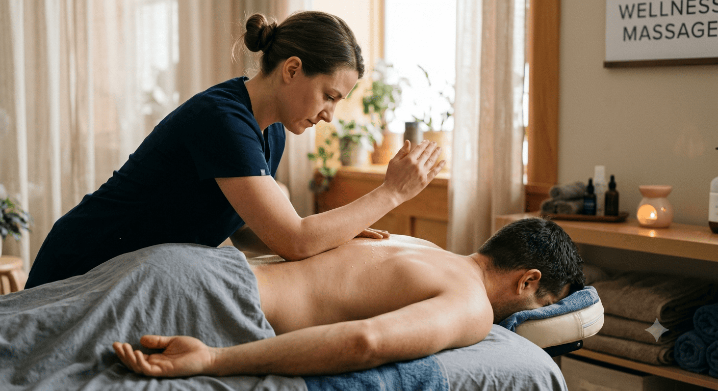 Deep Tissue Therapy massage therapy at Modern Zen Spa Gurugram